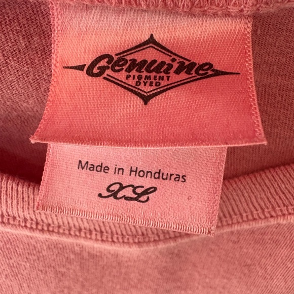 “Save a horse, ride a cowboy” Pink/Peach Graphic Tee with Western Print - Picture 6 of 8